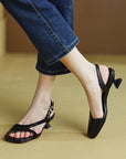 Kaira™| Open Toe Heels