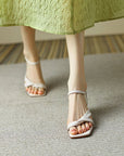 Aleya ™ | Twisted Strap Sandals
