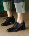 Nira™| Leather Heels