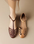 Sacha™| Elegant T-Strap Sandals