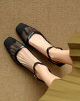 Noelle™| Mesh Block Heels