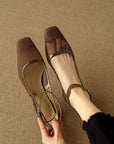 Noelle™| Mesh Block Heels