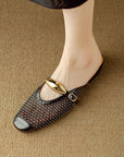 Elira™| Buckle Mules