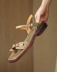 Elva™| Square Toe Sandals