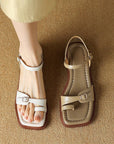 Elva™| Square Toe Sandals