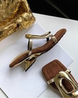 Kiara™| Bold Buckle Wedges