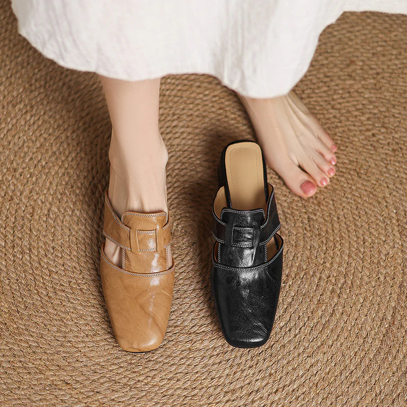 Alvessa™| Genuine Leather Mules
