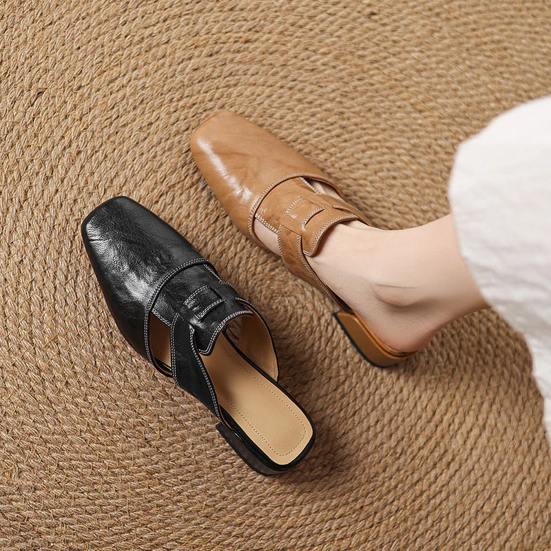 Alvessa™| Genuine Leather Mules