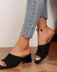 Mia™| Open-Toe Mules
