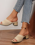 Mia™| Open-Toe Mules