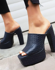 Bianca™ | Leather Heels