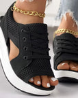 Nayela™| Lace Up Sandals