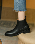 Olivra™| Leather Chelsea Boots