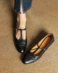 Galira™| Leather Flats