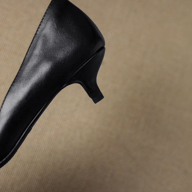 Kynora™| Leather Heels