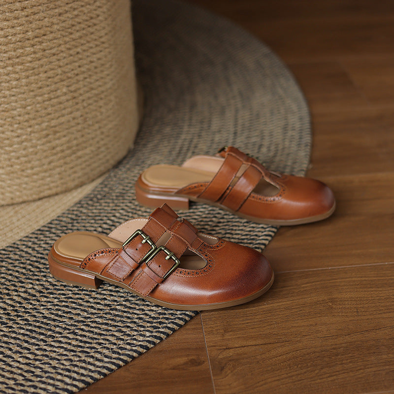 Dorella™| Leather Mules