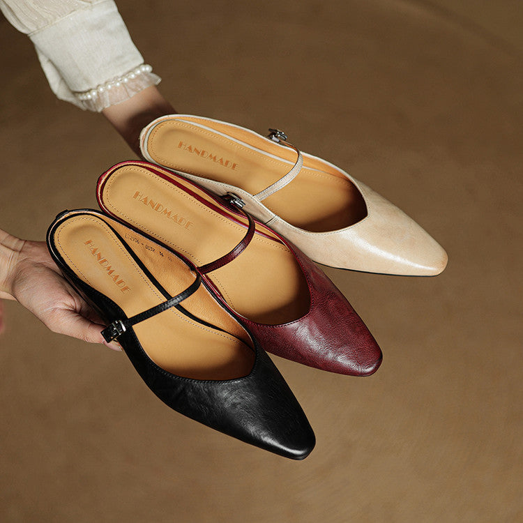 Ulvessa™| Leather Mules