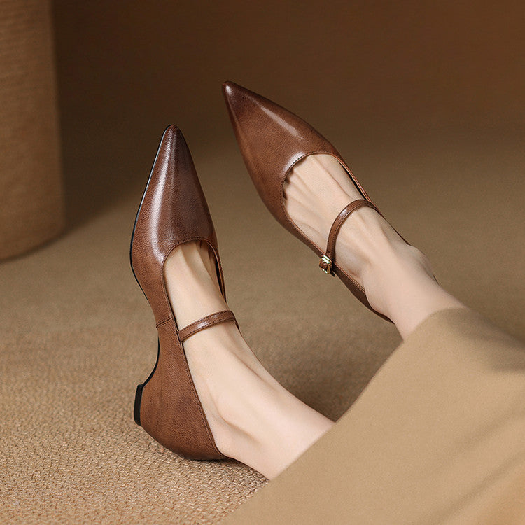 Lunovella™| Leather Heels