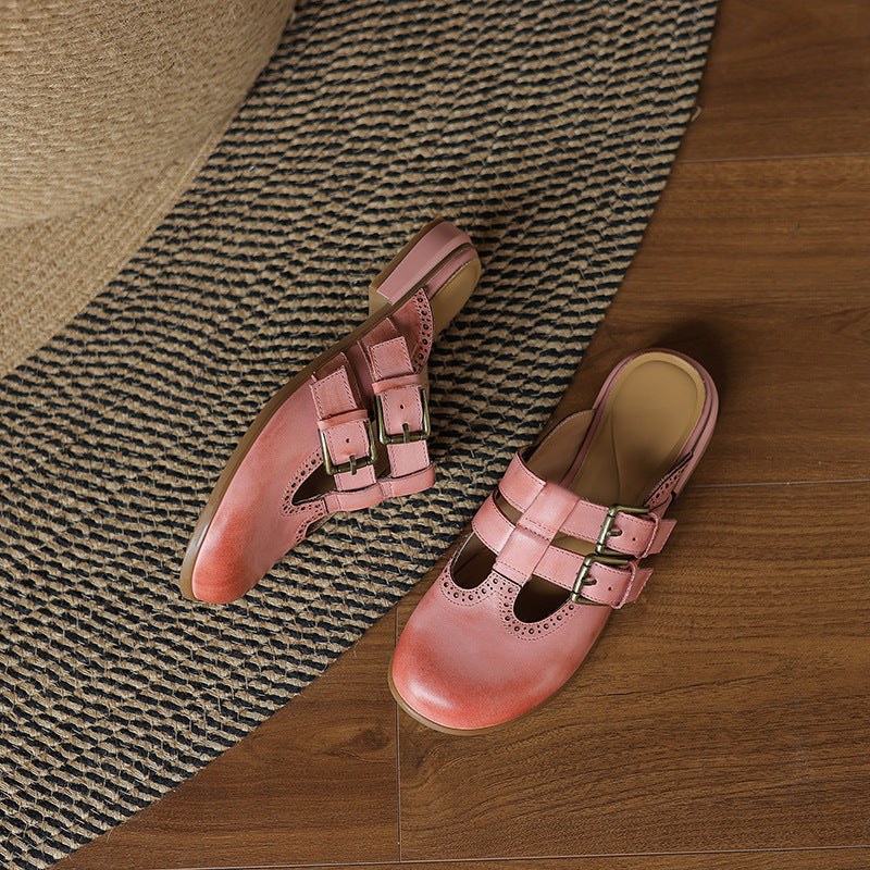 Dorella™| Leather Mules