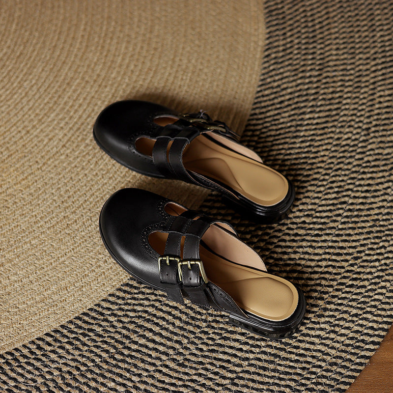 Dorella™| Leather Mules