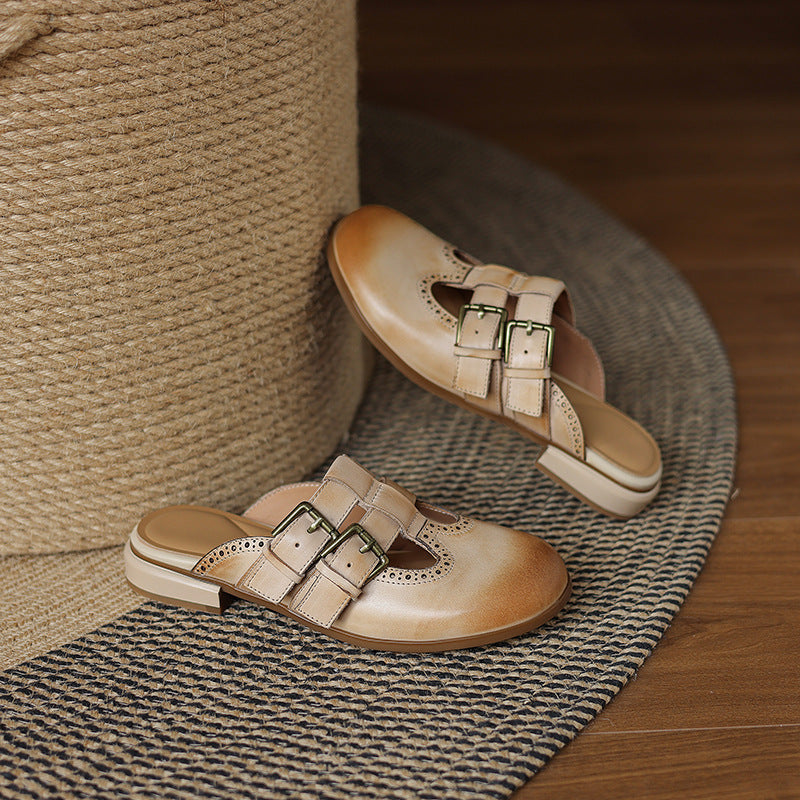 Dorella™| Leather Mules