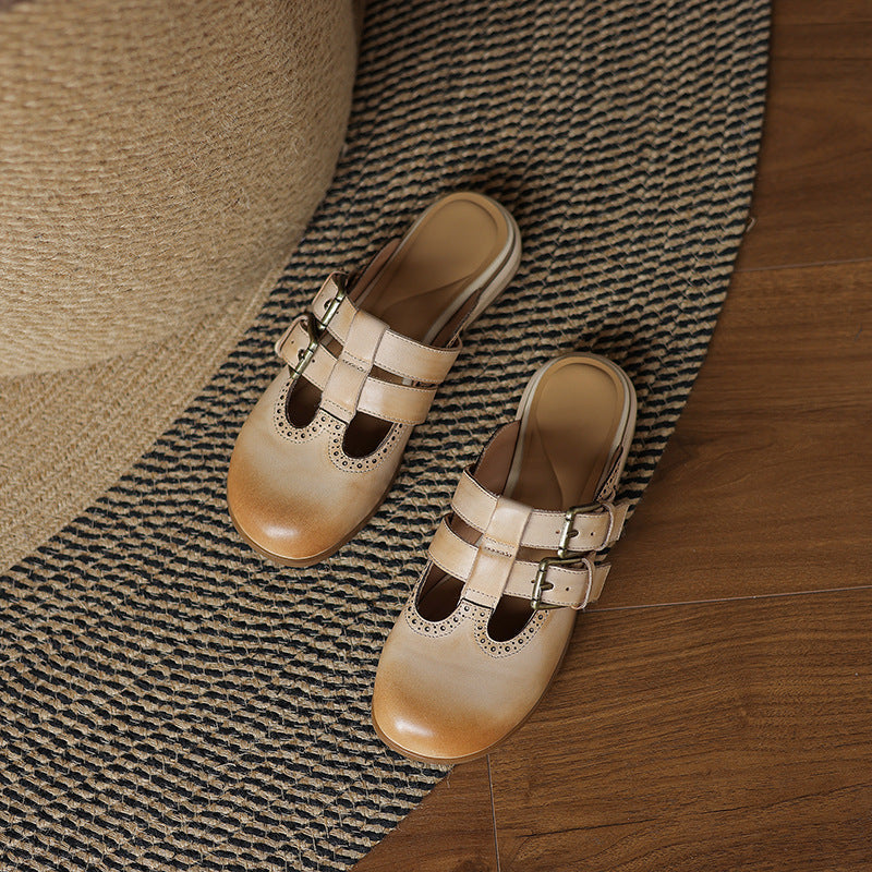 Dorella™| Leather Mules