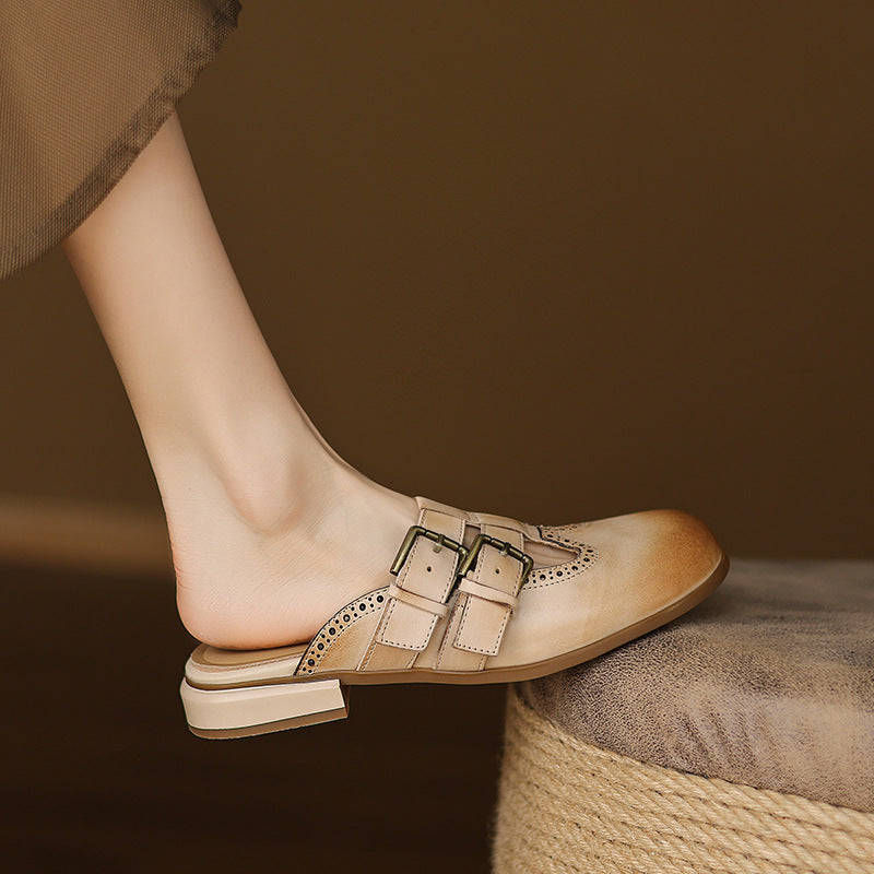 Dorella™| Leather Mules