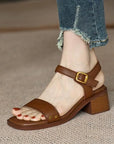 Viana™| Leather Heels