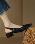 Irinella™| Pleated Slingbacks