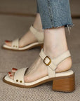 Viana™| Leather Heels