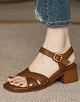 Fiorella™| Heeled Open Toe Shoes