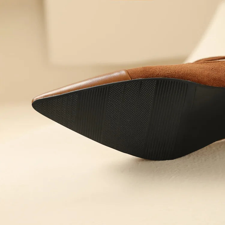 Zalvoria™| Leather Heels