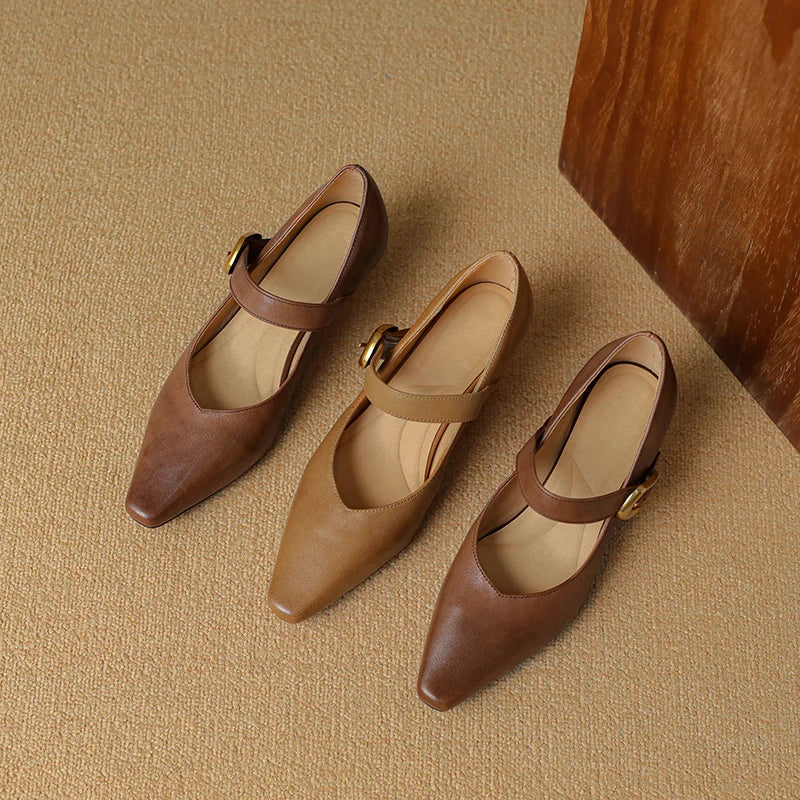 Lunovella™| Leather Heels