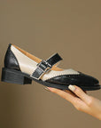 Miana™| Leather Mary Janes