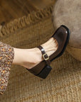 Oravella™| High Heeled Mary Janes