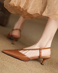Belyria™ | Thin Heeled Slingbacks
