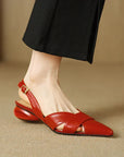 Fynora™| Pointed Toe Slingbacks