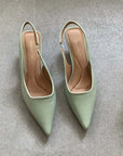 Lurevia™| Pointed Toe Slingbacks
