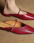 Mirala™| Leather Mules