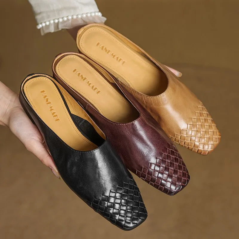 Luminara™| Leather Mules
