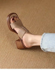Clarisse™| Tuckle Strap Shoes
