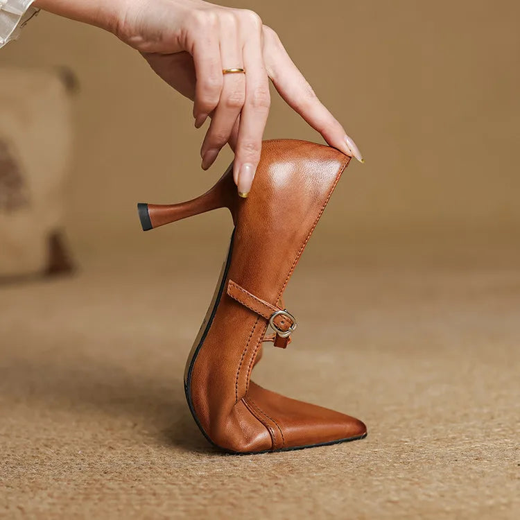 Lumoura™| Leather Heels