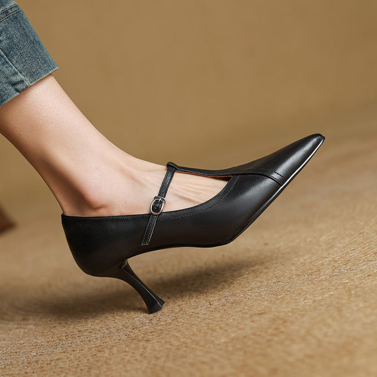Lumoura™| Leather Heels