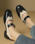 Miana™| Leather Mary Janes
