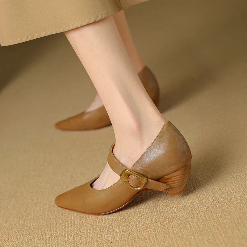 Lunovella™| Leather Heels