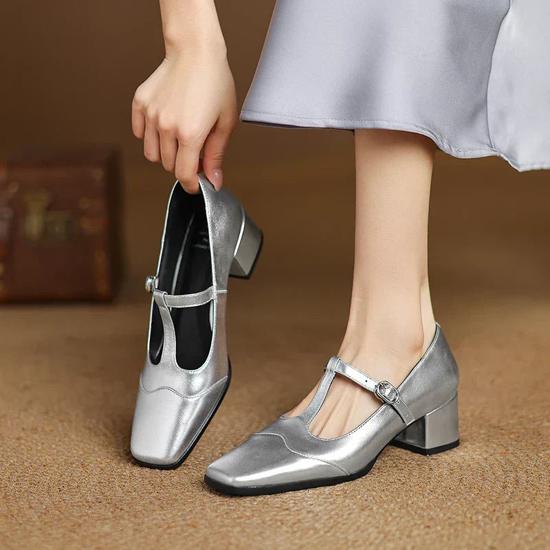 Kalvoria™| Leopard Mary Janes