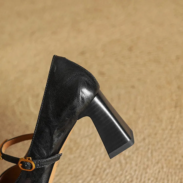 Estrella™| Leather Heels