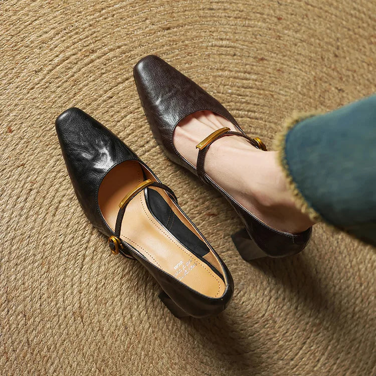 Estrella™| Leather Heels