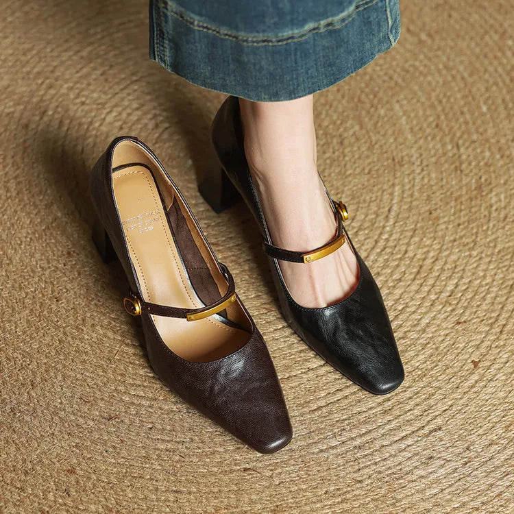 Estrella™| Leather Heels