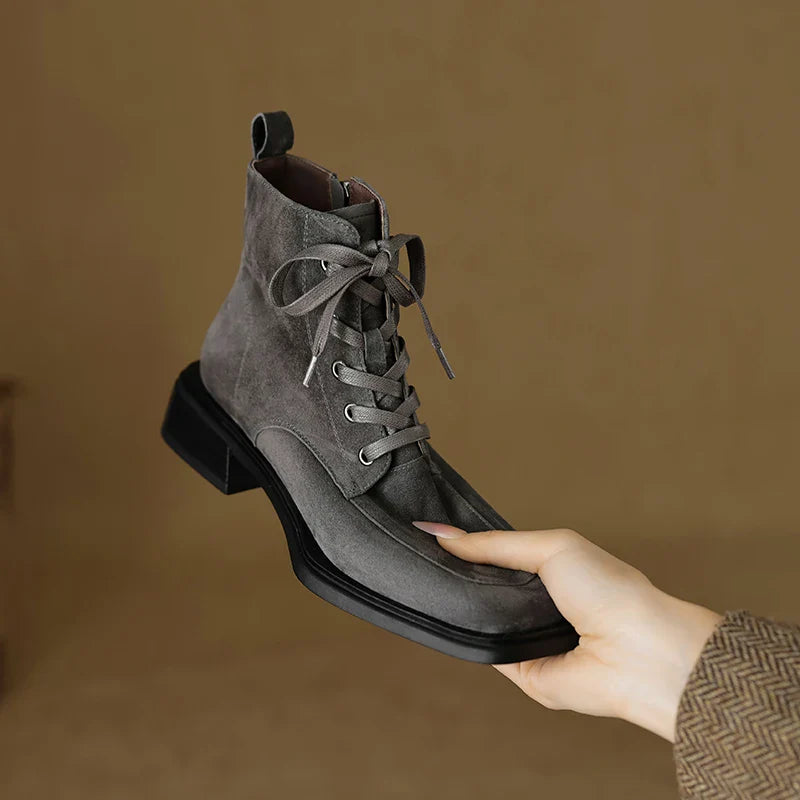 Gavira™| Suede Chunky Boots